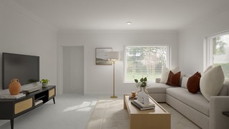 Inspired Modern Living Room by Havenly Interior Designer Victor