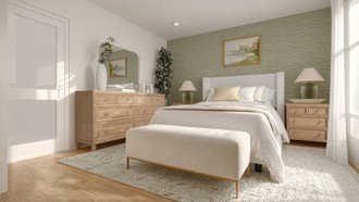 Scandinavian, Organic Modern, Traditional Charm Bedroom by Havenly Interior Designer Montserrat