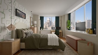 Modern, Minimal Bedroom by Havenly Interior Designer Ivan