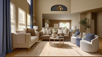 Classic Contemporary, New Classic Living Room by Havenly Interior Designer Sana