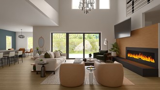  Living Room by Havenly Interior Designer Amber
