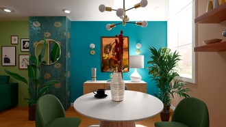 Bohemian, Preppy Dining Room by Havenly Interior Designer Mildred