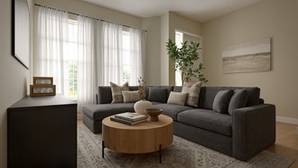 Farmhouse, Transitional Living Room by Havenly Interior Designer Natalia