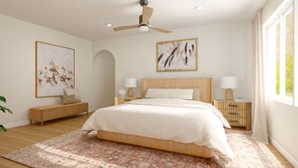 Organic Modern, Warm Transitional Bedroom by Havenly Interior Designer Montserrat