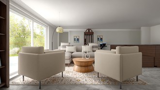 Modern, Traditional Living Room by Havenly Interior Designer Maria
