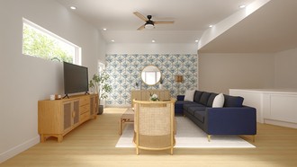 Contemporary Living Room by Havenly Interior Designer Maria