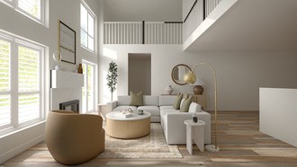 Contemporary, Modern, Classic Living Room by Havenly Interior Designer Maria