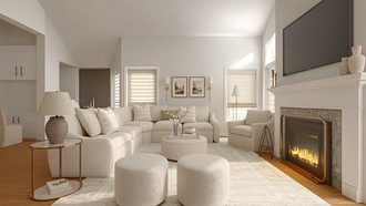 Classic Living Room by Havenly Interior Designer Stefanny