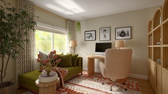 Modern, Bohemian Dining Room by Havenly Interior Designer Florencia