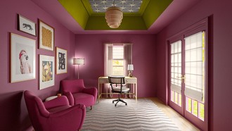 Eclectic Office by Havenly Interior Designer Lauren