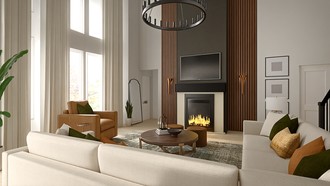 Modern, Vintage, Global, Warm Transitional, New Classic Living Room by Havenly Interior Designer Anny