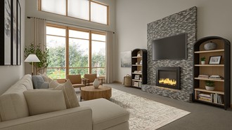 Farmhouse Living Room by Havenly Interior Designer Morgan