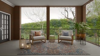 Contemporary, Bohemian, Transitional Outdoor Space by Havenly Interior Designer Constanza