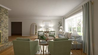 Classic Coastal, Modern Cottage, Traditional Charm Living Room by Havenly Interior Designer Helen