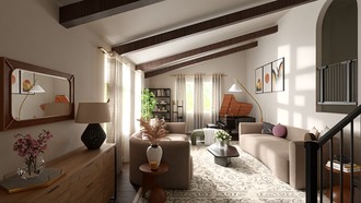 Contemporary, Midcentury Modern, Modern Cottage Living Room by Havenly Interior Designer Faith