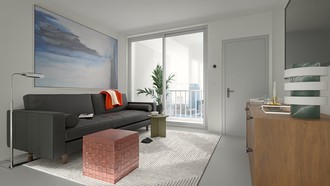 Industrial Living Room by Havenly Interior Designer Sebastian