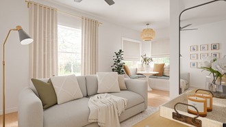Contemporary, Modern, Organic Modern Living Room by Havenly Interior Designer Ana