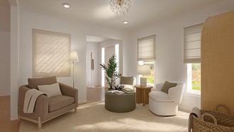 Inspired Modern, Organic Modern Living Room by Havenly Interior Designer Rocío
