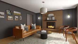 Modern, Classic, Inspired Modern, Organic Modern Living Room by Havenly Interior Designer Claire