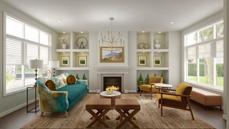 Modern, Classic, Transitional Living Room by Havenly Interior Designer Jessica