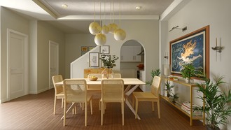 Modern, Transitional Dining Room by Havenly Interior Designer Jessica