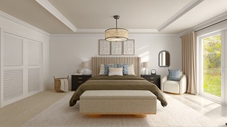 Warm Transitional Bedroom by Havenly Interior Designer Cecilia