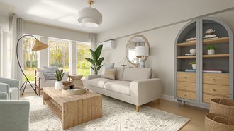 Contemporary, Classic, Traditional, Transitional Reading Room by Havenly Interior Designer Gabriela