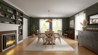 Classic, Farmhouse Dining Room by Havenly Interior Designer Josefina