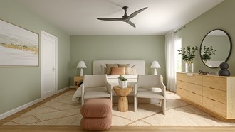 Contemporary, Modern, Transitional, Warm Transitional Bedroom by Havenly Interior Designer Lilian