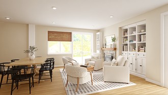 Classic, Transitional Dining Room by Havenly Interior Designer Meagan