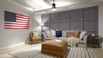 Industrial Living Room by Havenly Interior Designer Constanza