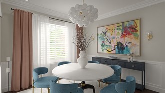 Midcentury Modern Dining Room by Havenly Interior Designer Athena