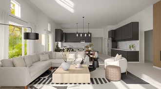 Minimal, Organic Modern Living Room by Havenly Interior Designer Candida
