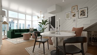 Transitional, Inspired Modern, Parisian Modern Living Room by Havenly Interior Designer Emily