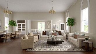 Classic Contemporary, Inspired Modern, Contemporary Luxe Living Room by Havenly Interior Designer Montserrat