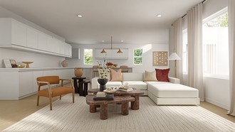Organic Modern Living Room by Havenly Interior Designer Sofia