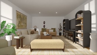 Organic Modern Living Room by Havenly Interior Designer Andrea
