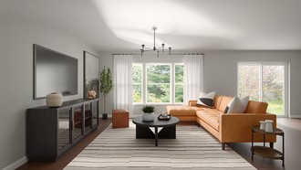 Contemporary Living Room by Havenly Interior Designer Danielle