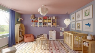 Eclectic, Artful Eclectic Playroom by Havenly Interior Designer Maria