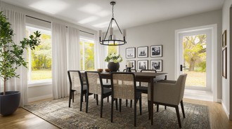 Classic, Transitional Dining Room by Havenly Interior Designer Camila