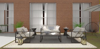 Industrial Outdoor Space by Havenly Interior Designer Brandon