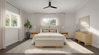 Warm Transitional Bedroom by Havenly Interior Designer Sofia