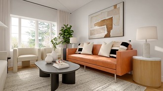 Organic Modern Living Room by Havenly Interior Designer Sofia