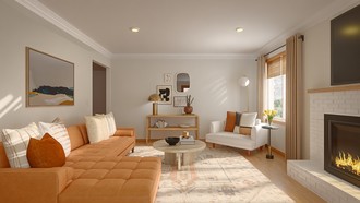 Midcentury Modern Living Room by Havenly Interior Designer Valentina
