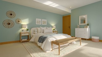 Coastal Bedroom by Havenly Interior Designer Nicole