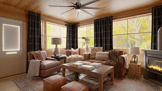 Traditional, Rustic, Country Living Room by Havenly Interior Designer Tiffany