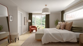 Inspired Modern, Midcentury Scandi, Organic Modern, California Cool Bedroom by Havenly Interior Designer Andrea