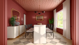 Eclectic, Parisian Modern Dining Room by Havenly Interior Designer Sofia