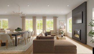 Midcentury Modern, Contemporary Luxe, Organic Modern Living Room by Havenly Interior Designer Grazia