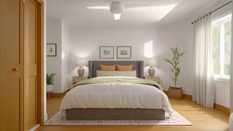Midcentury Modern, Scandinavian Bedroom by Havenly Interior Designer Mariel